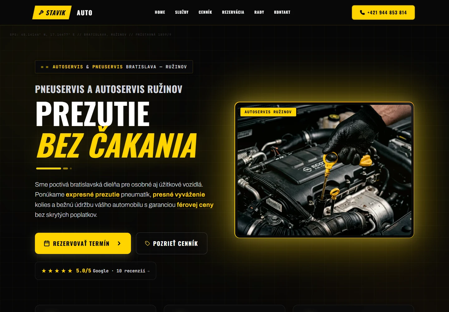 Web Autoservis Ružinov
