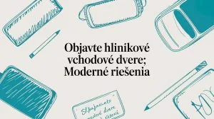 Hliníkové vchodové dvere - moderné riešenia