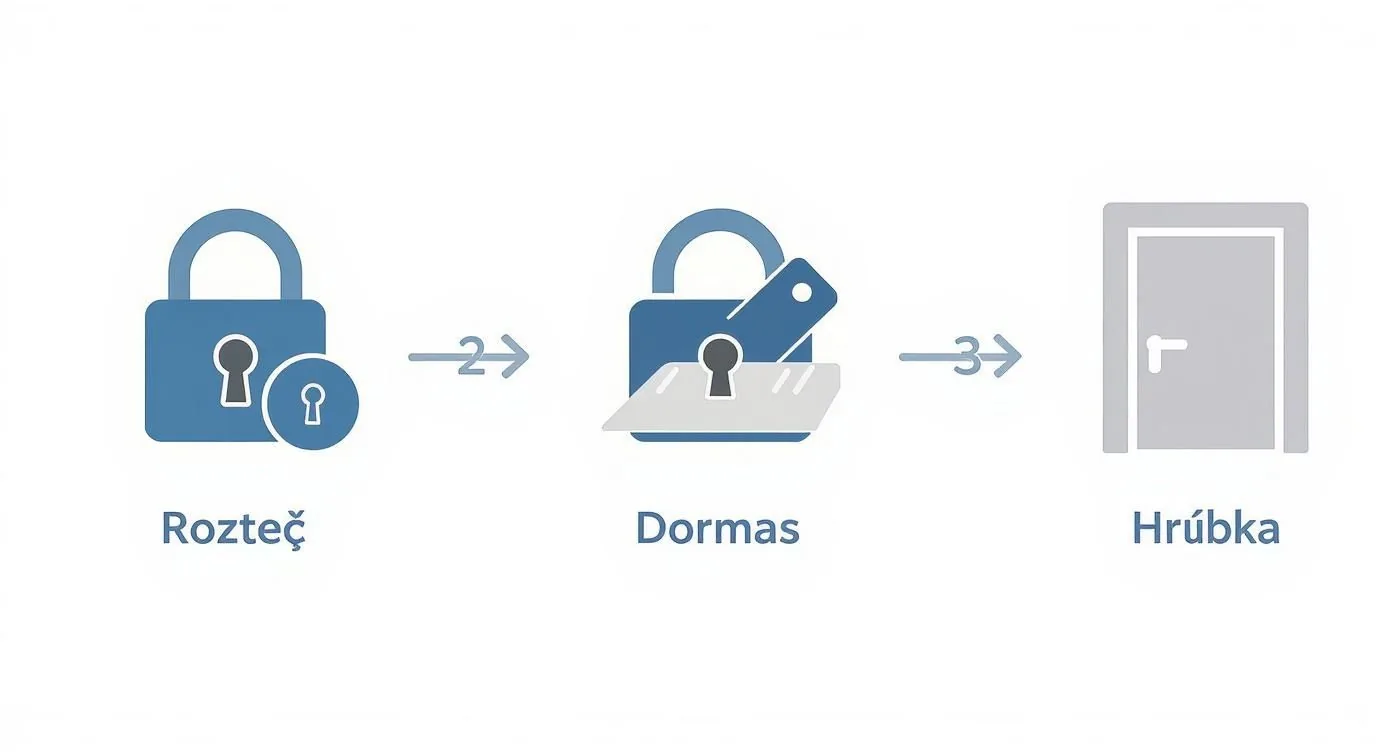 Infographic about kovanie na plastové dvere